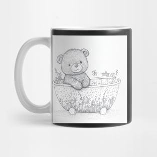 Cute Baby Bear Nursery Child Illustration Mug